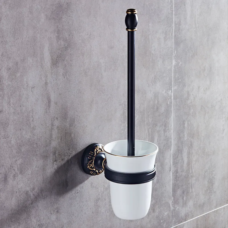 Держатель для туалетной щетки алюминиевый керамический стакан держатель