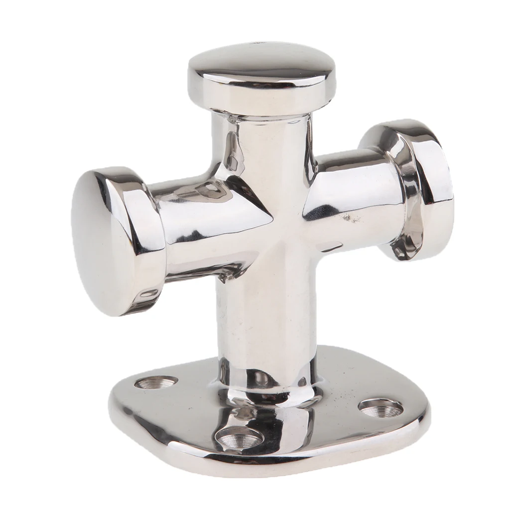 

Solid Marine Single Cross Bollard Cleat 316 Stainless Steel for Boat Yacht