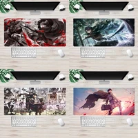 attack on titan levi mouse pad animation gaming mousemat l large gamer soft keyboard pc desk mat takuo computer tablet mousepads