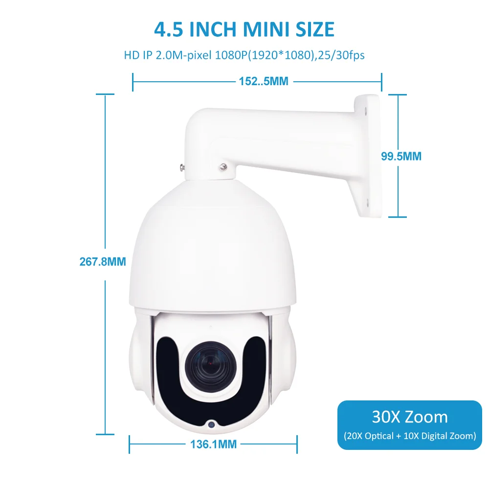 UniLook 2MP 5MP POE PTZ IP камера Супер HD Макс 36x оптический зум Открытый PTZ камера системы безопасности ИК расстояние 80 м Обнаружение движения