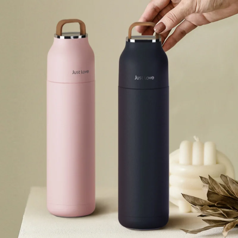 

Thermal Water Bottle Vacuum Flasks Insulated Double Wall Drinking Bottles Outdoor Big Capacity Cups