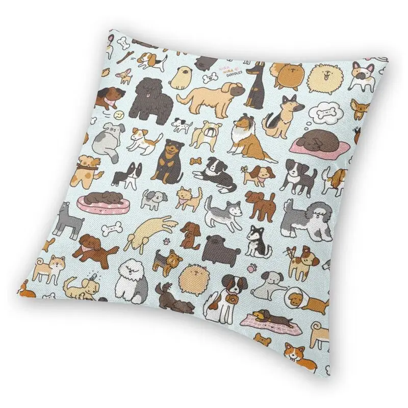 Собачий Каракули чехол для подушки Бигль корги своего померанского шпица