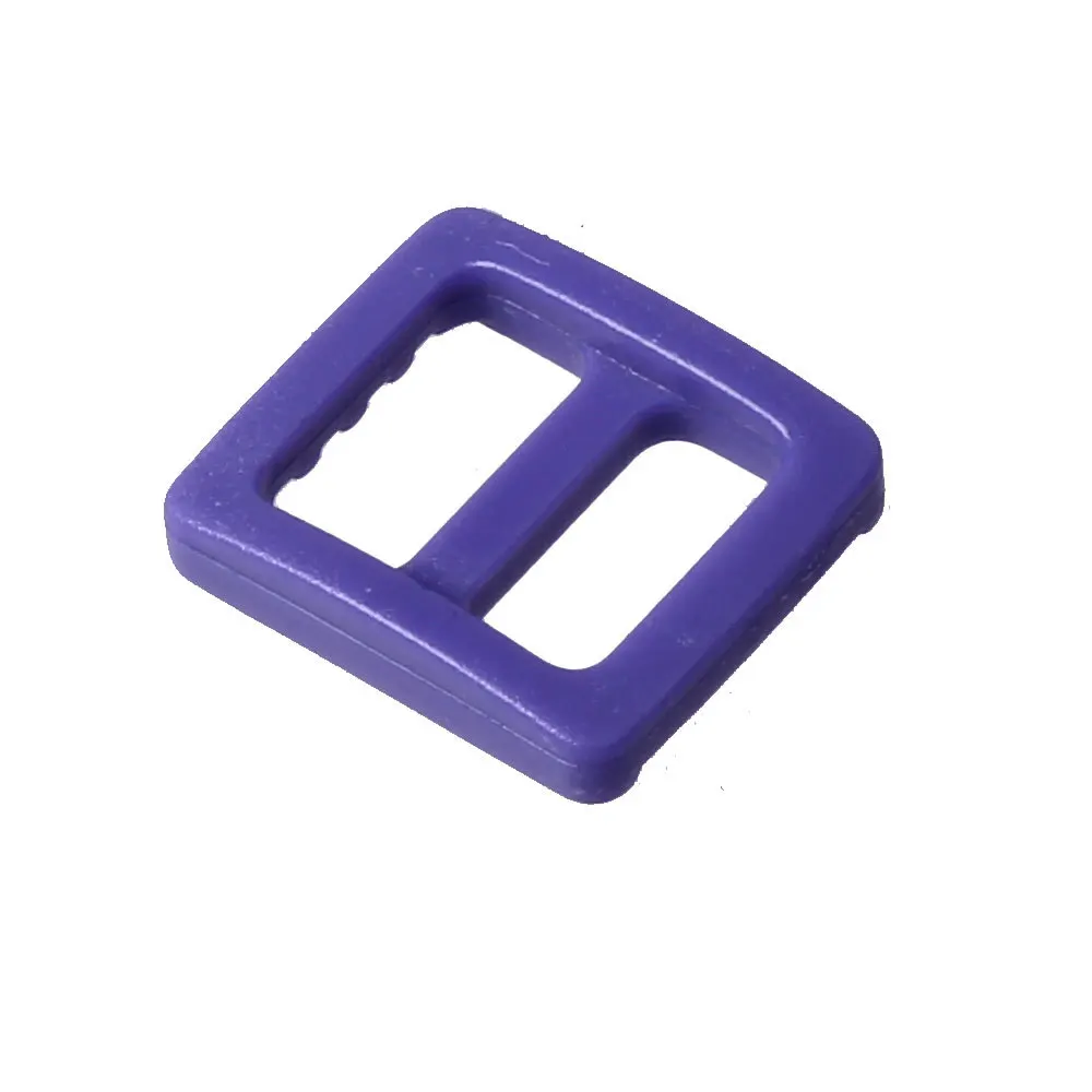 purple 20/50/100 шт Meetee Красочные 10 мм Пластик слайдер Тройная Регулируемая пряжка собачий ошейник со страховочными ремнями для ремня лямки сумка Запчасти - Цвет: purple