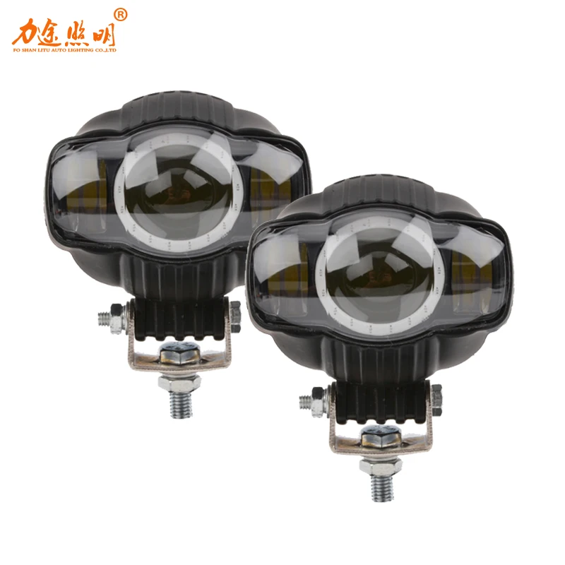 4 цвета в наличии 30 Вт Светодиодный мотоциклетный рабочий светильник