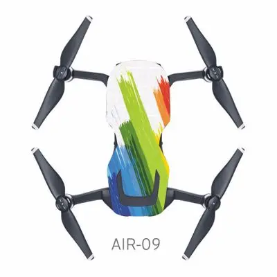 09 ПВХ водонепроницаемый стикер Drone корпус оболочки защиты кожи наклейки для DJI MAVIC AIR 20J Прямая поставка - Цвет: 09