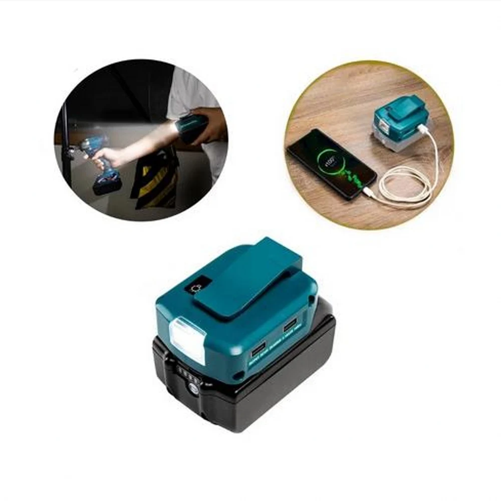 USB-адаптер для зарядного устройства Makita BL1830 BL1840 BL1850 BL1415 BL1415N 14 в 18 аккумулятор