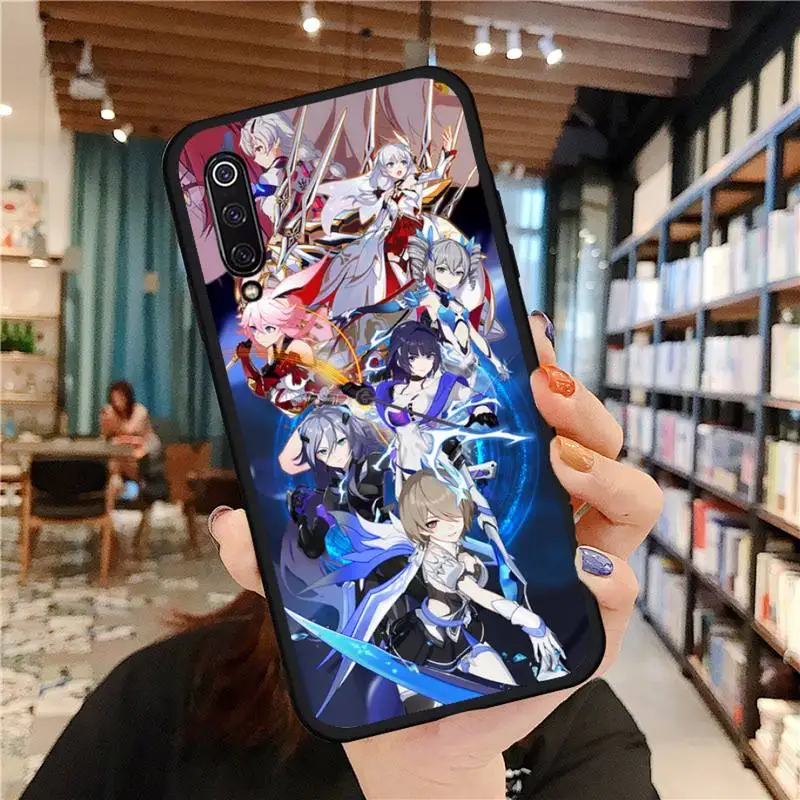 

Hot game Honkai Impact 3rd Phone Case For Xiaomi Redmi 7 8 9t 6 9se k20 mi8 max3 lite 9 note 9s 10 pro