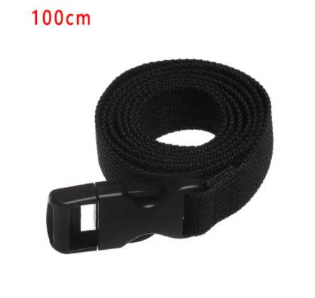 

Черный прочный нейлоновый 0,5 ~ 3 м дорожный завязываемый груз Завязывающийся багажный ремешок с пряжкой для камеры дорожные комплекты уличный инструмент для кемпинга