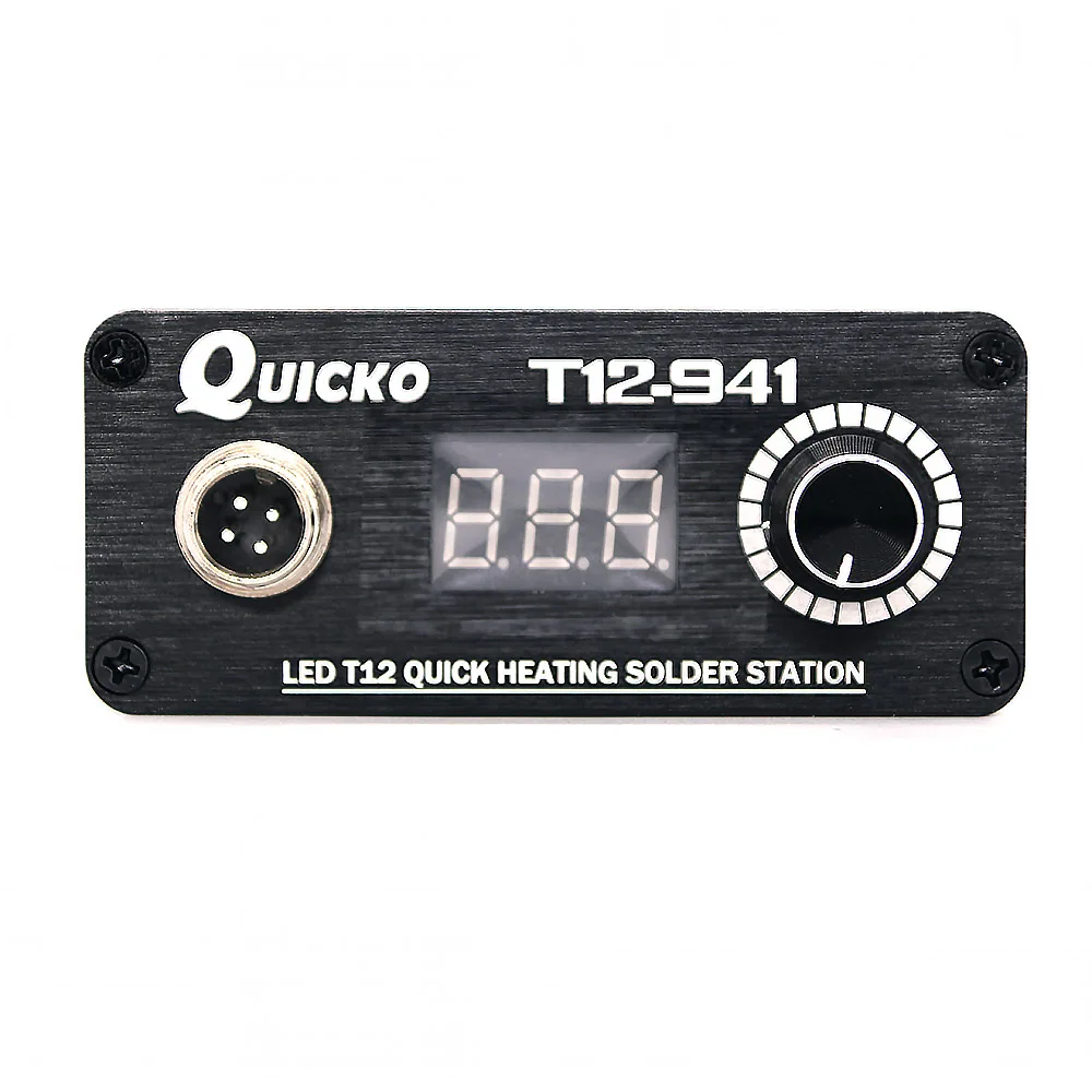 MINI T12 LED soldering station electronic welding iron DC Version Portable Digital Iron T12-941with T12-907 or P9 handle | Инструменты