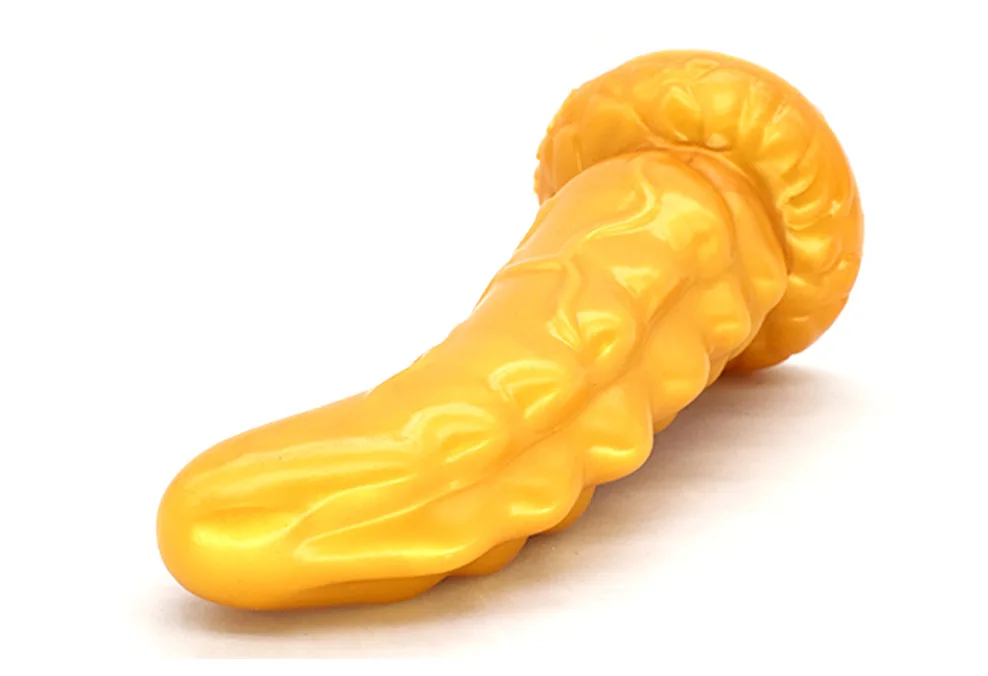 FAAK большой золотой фаллоимитатор Анальная пробка с сильным всасыванием анальный