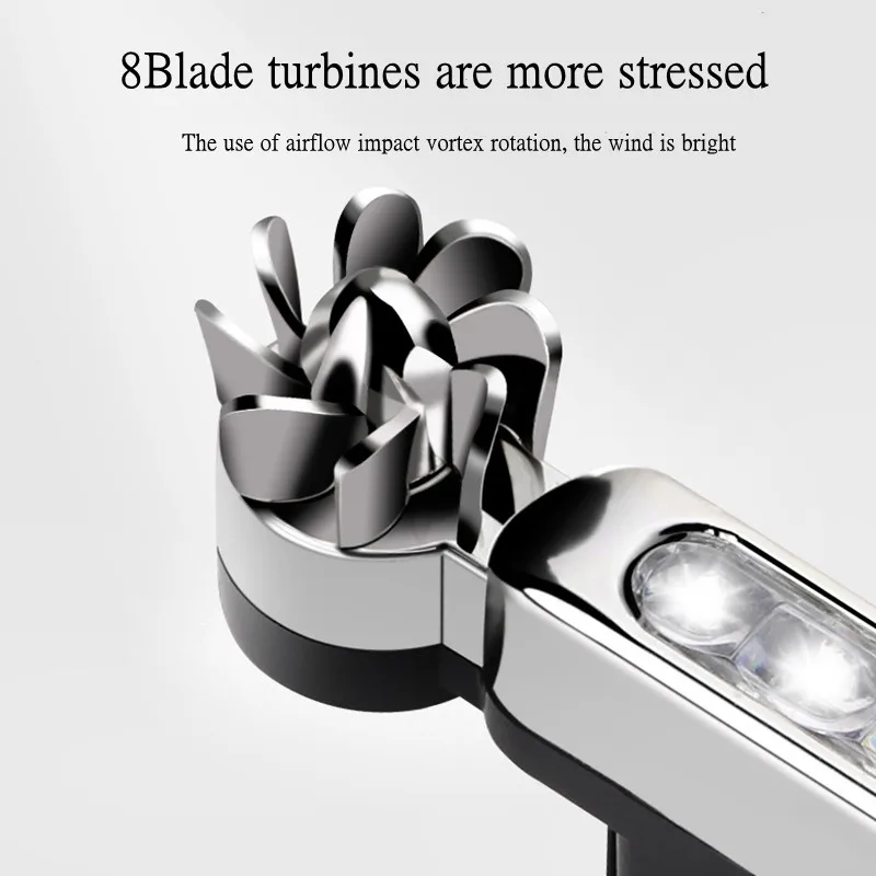 

2pcs 8 LED DRL Car Wind Energy Daytime Running Light New Arrival Daylight Headlight Lamp No Ned External Power Supply decorate