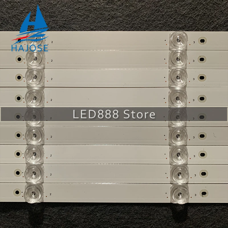 Светодиодная лента для подсветки TCL L55P3CUS LVU550ND1L cd9w27 55BC7600 55U6780C 4C-LB5504-HR17J HR18J 55HR330M04B5 V4
