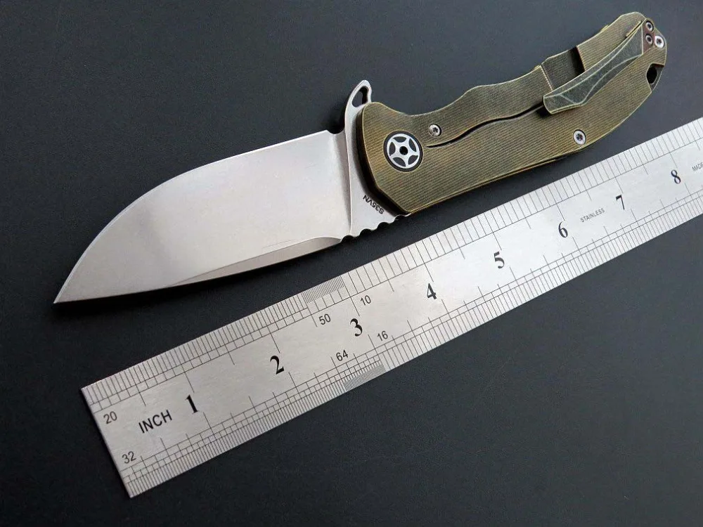 CH CH3504 S35VN blade TC4 handle folding knife tactical Survival outdoor camping EDC tool utility Pocket Knife | Инструменты