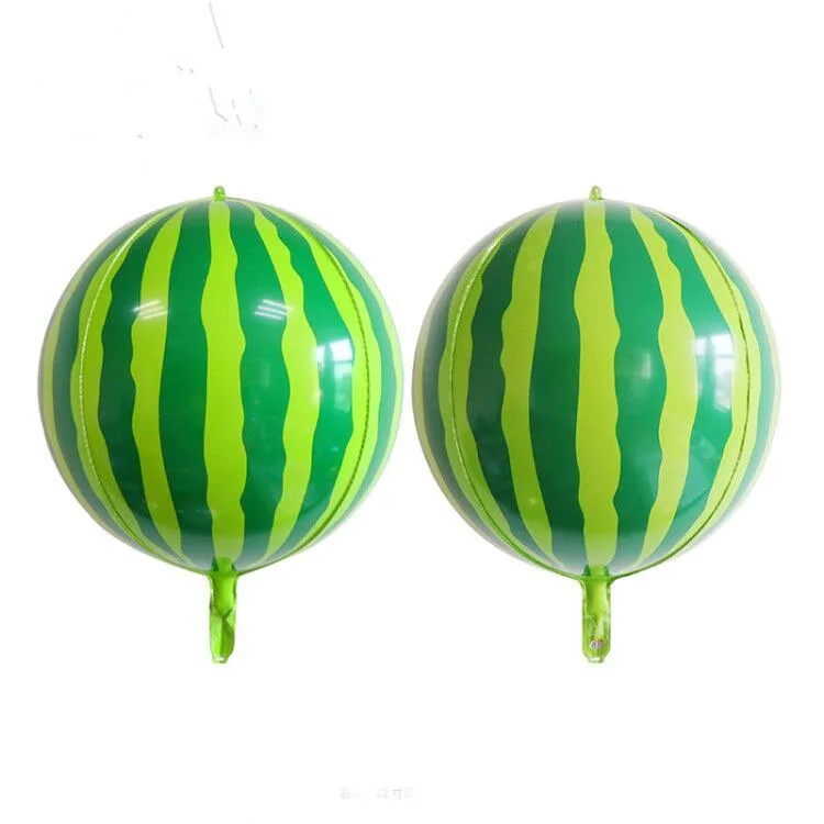 

22 inch Hawaiian Tropical Summer Party 4D Watermelon Foil Balloon Bar Decorating Birthday Wedding Supply