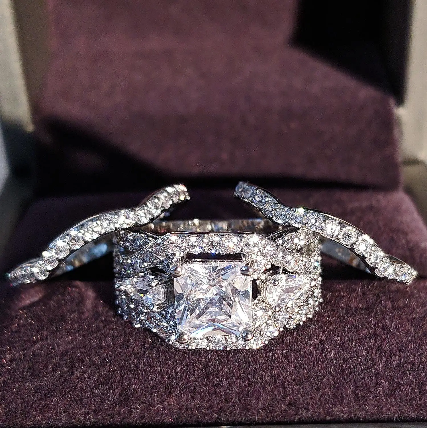 Свадебные обручальные кольца R4882 для женщин модные ювелирные изделия на палец