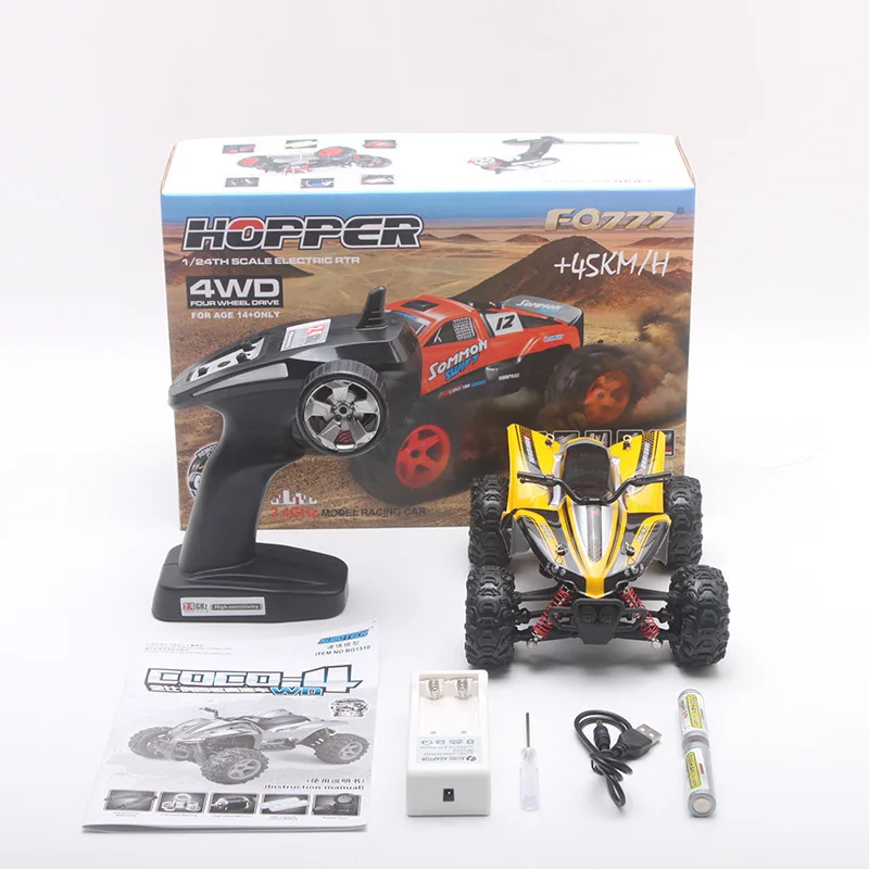 

1:24 RC Car 2.4GHz 4wd Remote Control Car High Speed Off-Road Buggy Toys For Children Kids Children's Day Gift