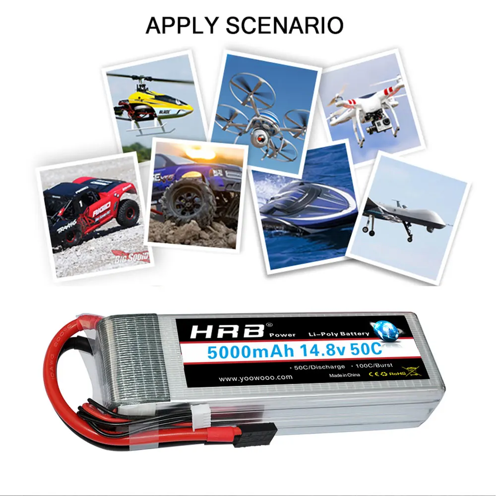 12 пакеты hrb rc lipo батарея 4s 148 v 4000 мач 60c с xt60