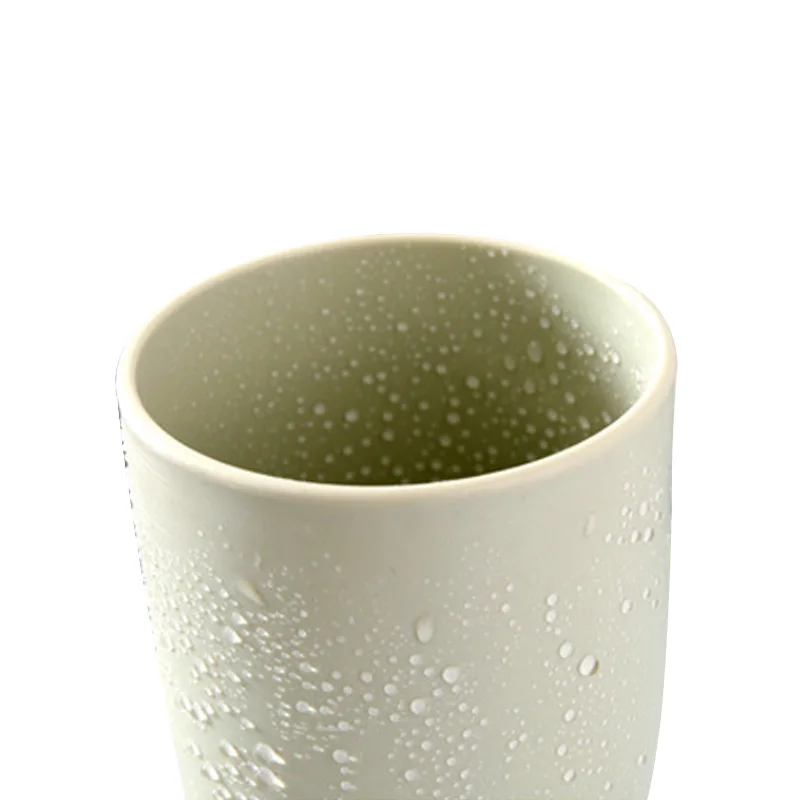Новая креативная плотная круговая пластиковая одноцветная чашка для воды