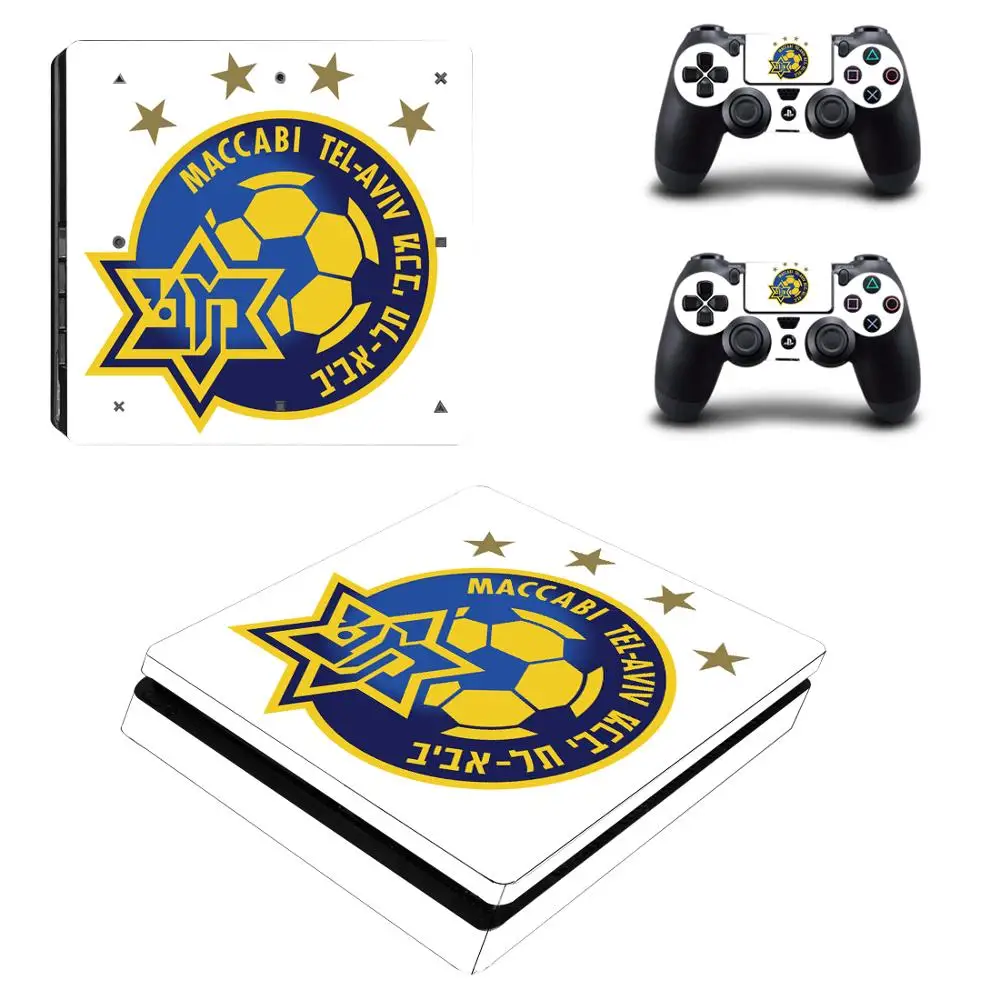 Стикер Maccabi для тонкой кожи Виниловая наклейка консоли Sony Playstation 4 и контроллеров
