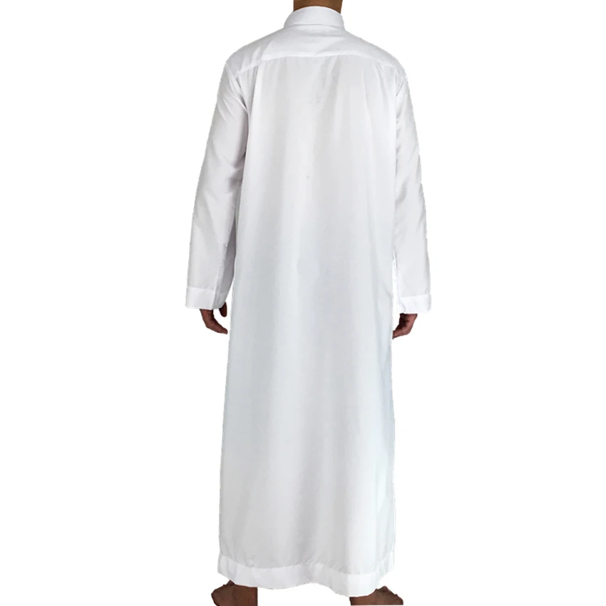 Белый исламский арабский дизайн мужская одежда Jubba Thobe Daffah мужские мусульманские