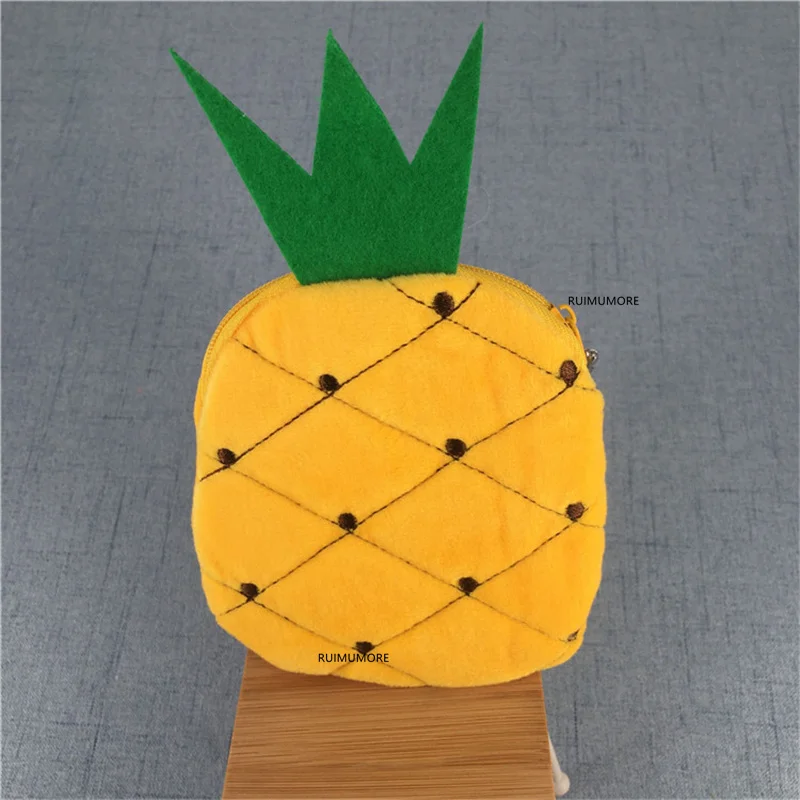 Мульти формы маленький 10 см ключ крюк плюшевый Кошелек Фрукты плюшевые игрушки