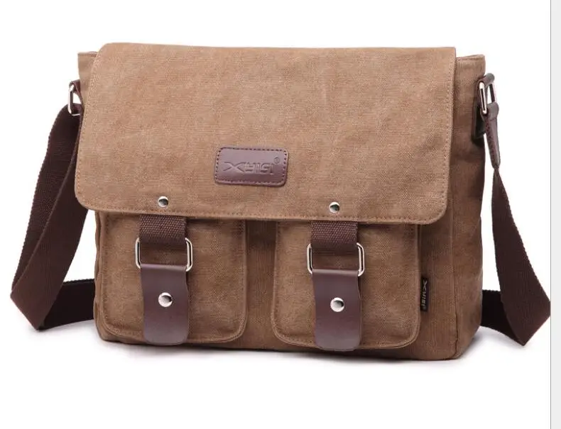 2020 Холщовая Сумка мужская сумка-мессенджер через плечо Повседневная
