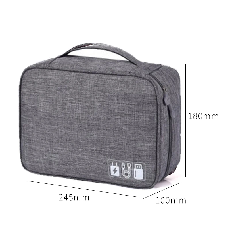 Дорожные мужские электронные аксессуары Wobag полиэстеровый дорожный органайзер