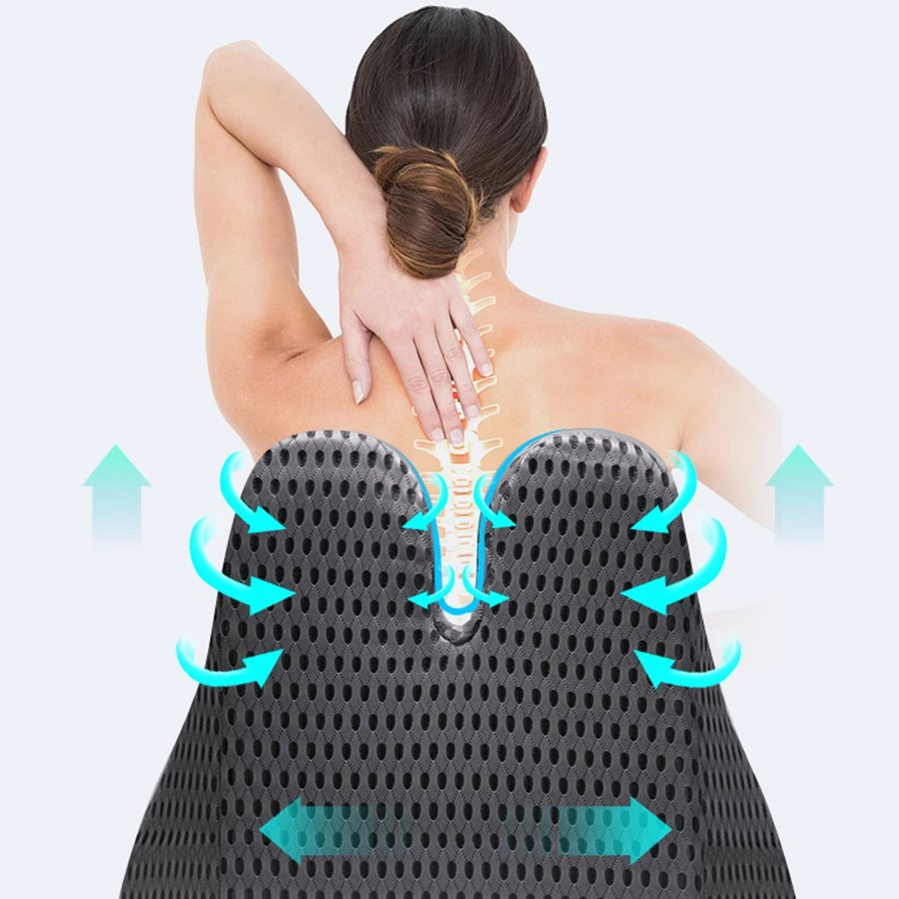 4D Мягкая сетчатая Автомобильная подушка для подголовника поддержки шеи