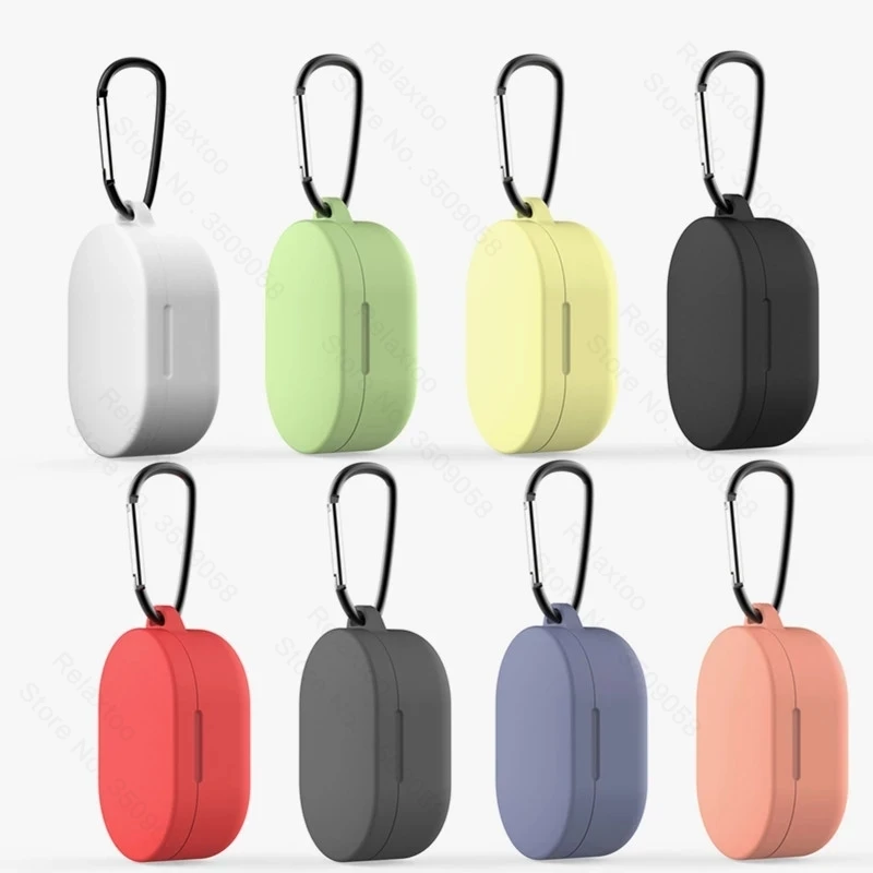 

Silicone Earphone Case for Xiaomi Redmi Air Dots AirDots 2 3 Earbuds Protective Shell Cover for Airdots2 TWS Wireless Headphone