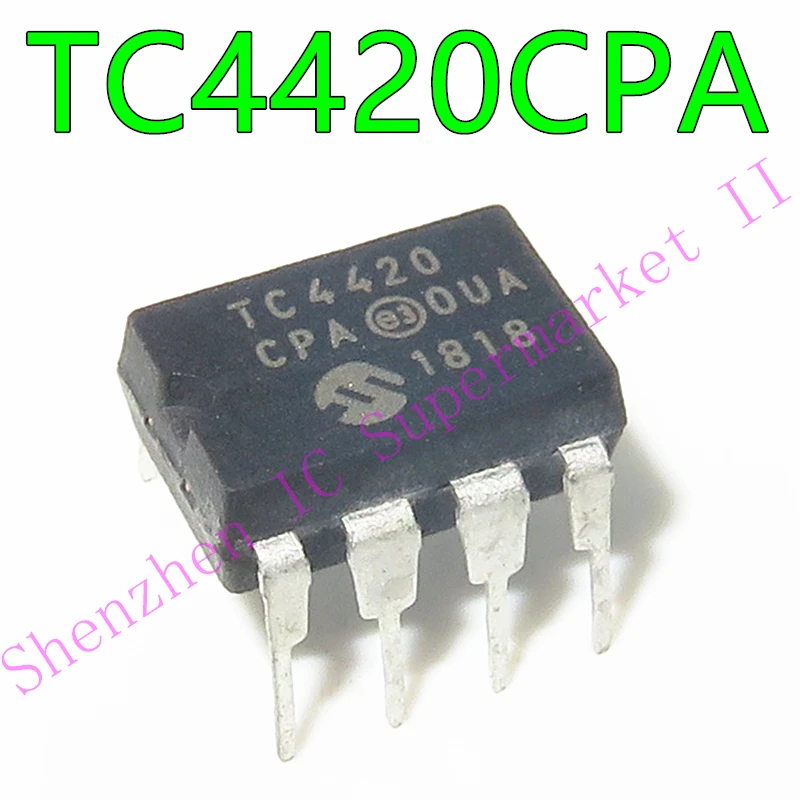 1 шт./лот TC4420CPA TC4420 = MIC4420BN MIC4420 DIP 8 6A высокоскоростные МОП драйверы|Интегральные