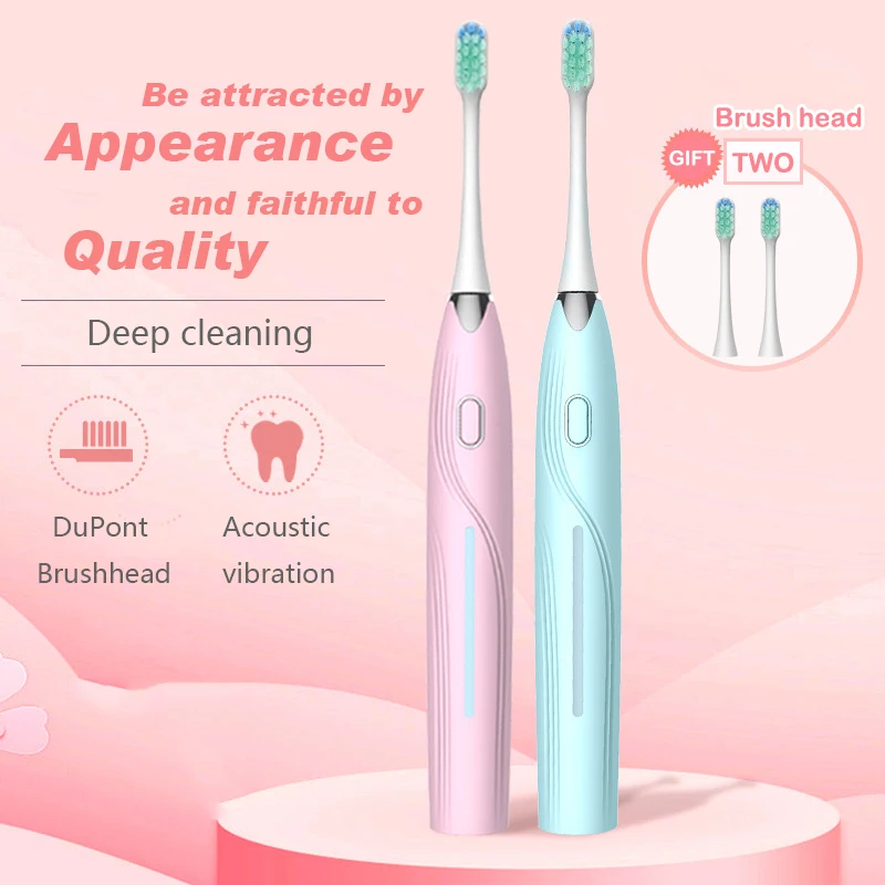 KM Sonic Электрический таймер для зубной щетки Зубная отбеливающая щетка 5 режимов USB