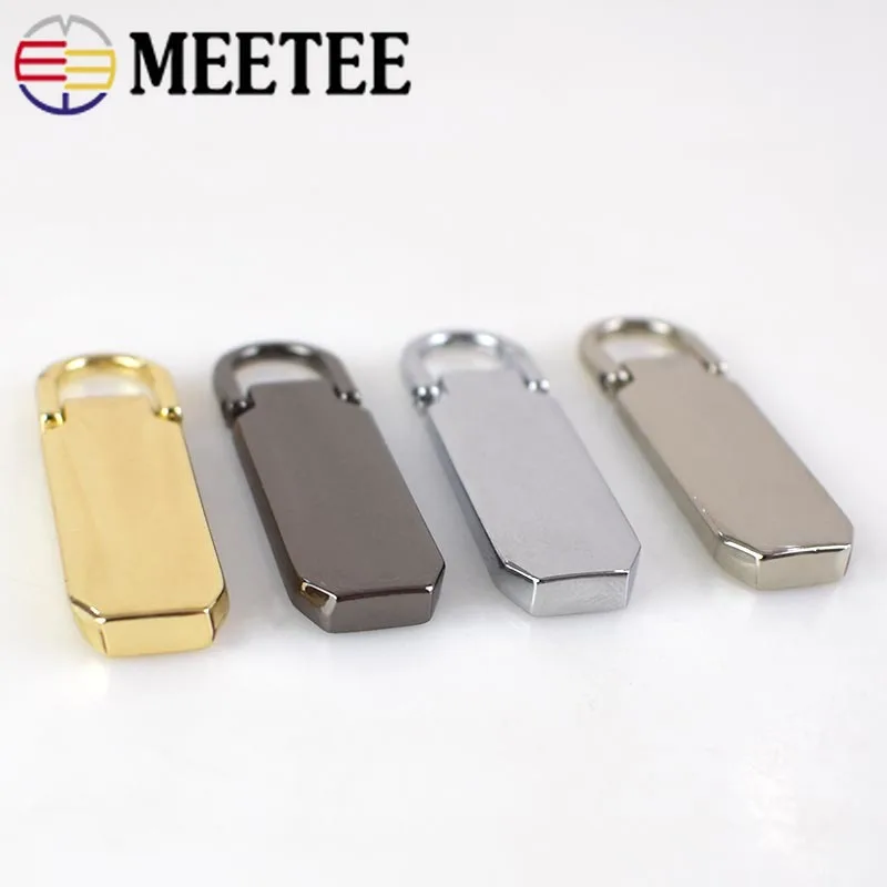 Съемный металлический съемник Meetee 41x12 мм на молнии для 5 # застежки язычок
