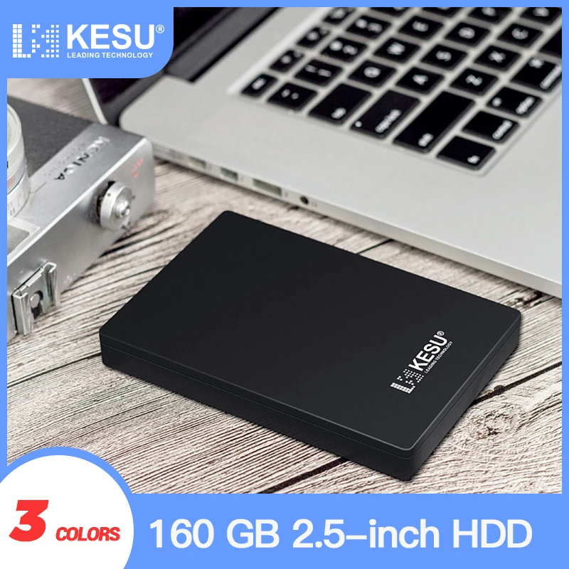 Внешний жесткий диск KESU 160 Гб USB3.0 SATA портативный HDD совместимый с Xbox One/Xbox