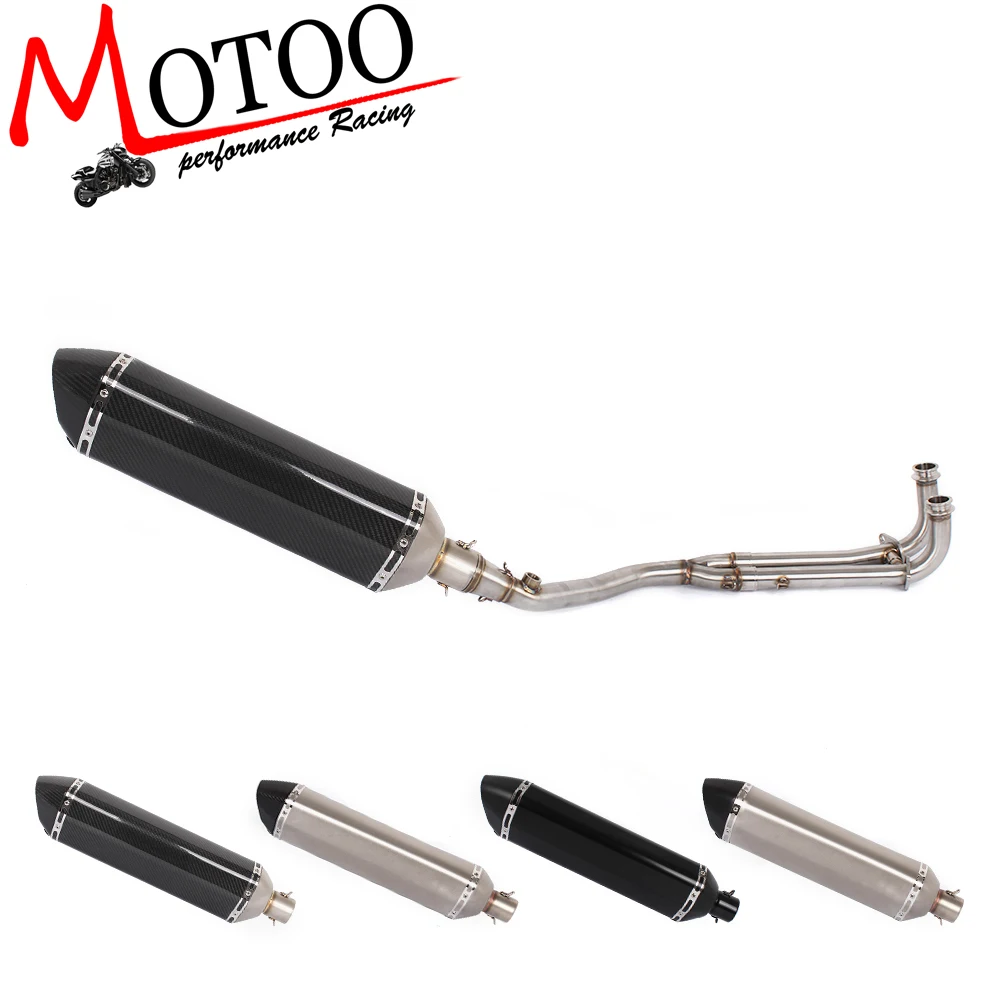 

Motoo - Exhaust Full system with 57CM carbon exhaust Muffler Silencer Escape With DB KILLER for YAMAHA TMAX T-MAX 500 530 08-16