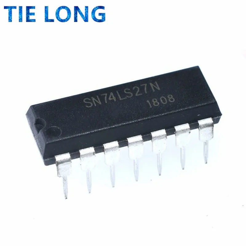 

10 шт./лот HD74LS27P SN74LS27N 74LS27 DIP-14 тройной 3-вход или выход IC