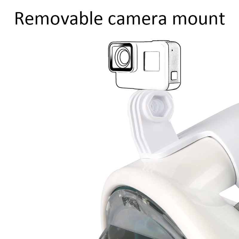 

2020 Full Face Scuba Diving Mask Anti Fog Goggles With Camera Mount Underwater Wide View Snorkel Swimming Mask For Adult Youth