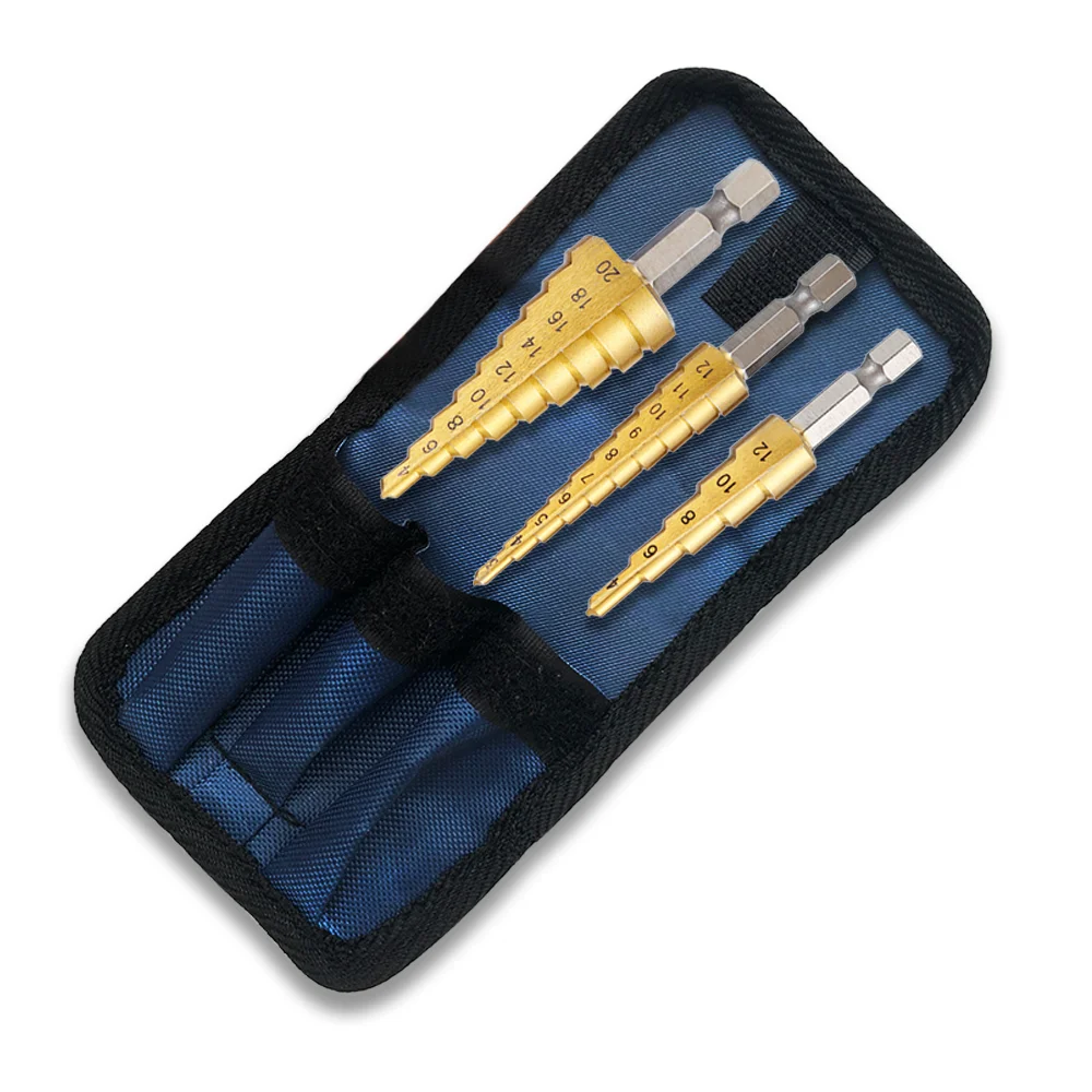 Сверла ступенчатые 4-12/20/32 мм 3 шт. | Инструменты