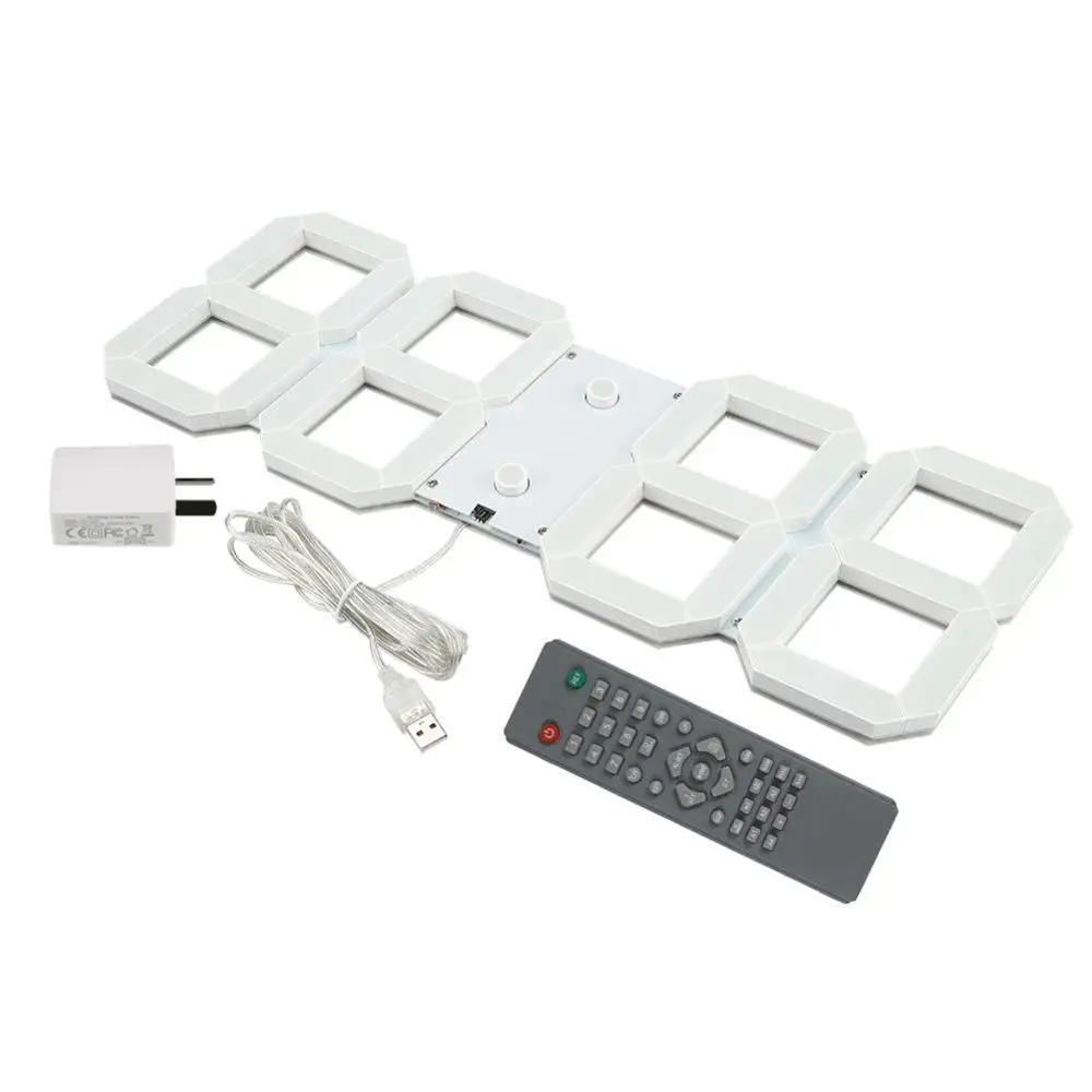 Новый электронный будильник светодиодные настенные настольные часы таймер