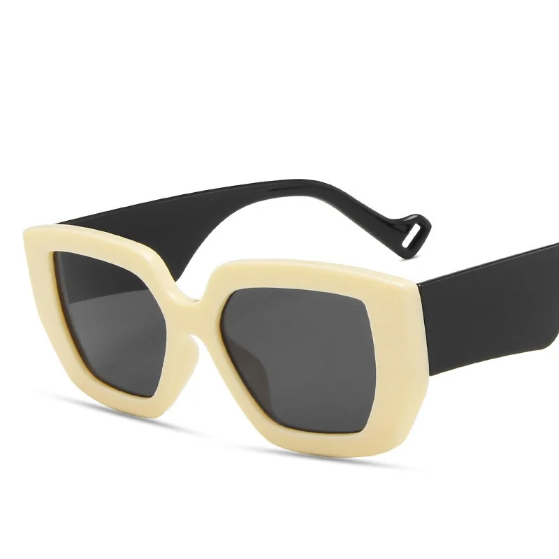 

Wide Legs Square Sunglasses Women Vintage Cat Eye Sun Glasses Polygon Shades UV400 Men Luxury Brand Male Female Black Eyewear