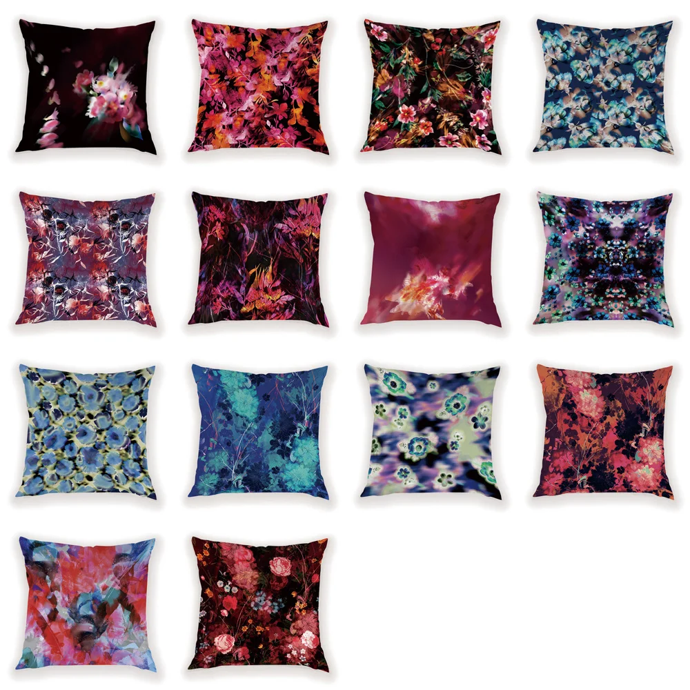 Декоративная наволочка для подушки с цветами | Дом и сад