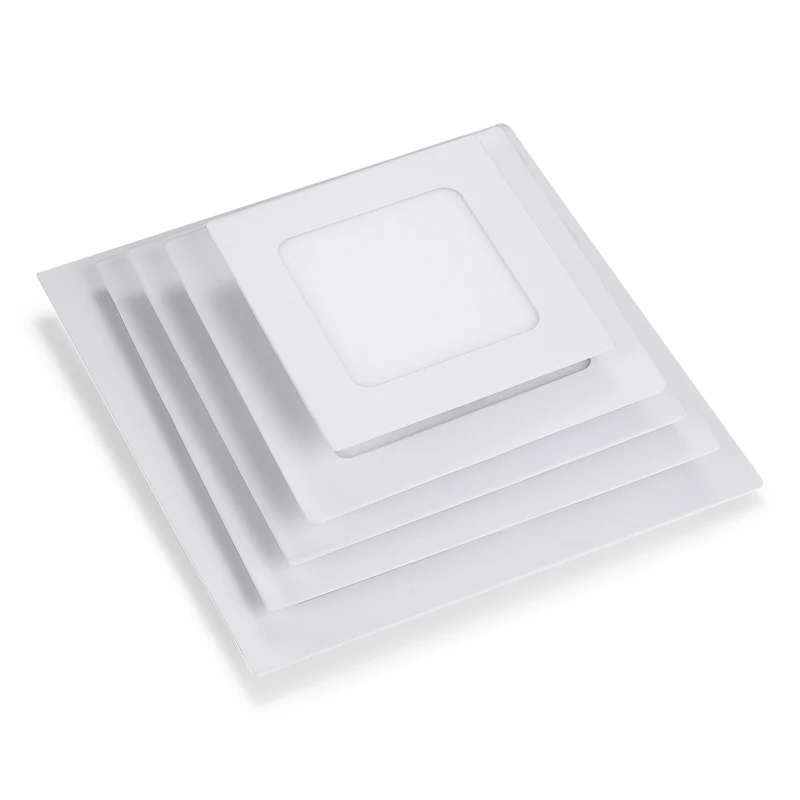 Ультратонкая квадратная светодиодная панельная лампа встраиваемый Светильник