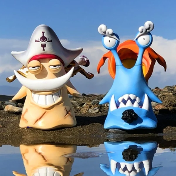 Аниме One Piece Den Mushi Cos Эдвард Ньюгейт и джинбе экшн-фигурка 12 см | Игрушки хобби