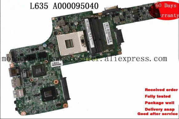 Материнская плата DABU5DMB8E0 REV:E для TOSHIBA SATELLITE L635 L630 SPS: A000095040 протестирована |