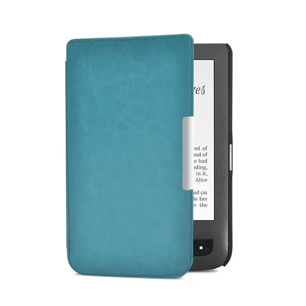 Funda чехол для карманной книги сенсорный экран 614/624/626/640 из искусственной кожи чехол для карманной книги 626 Базовая Lux Aqua читалка Капа бесплатный подарок - Цвет: PB624 FM BU