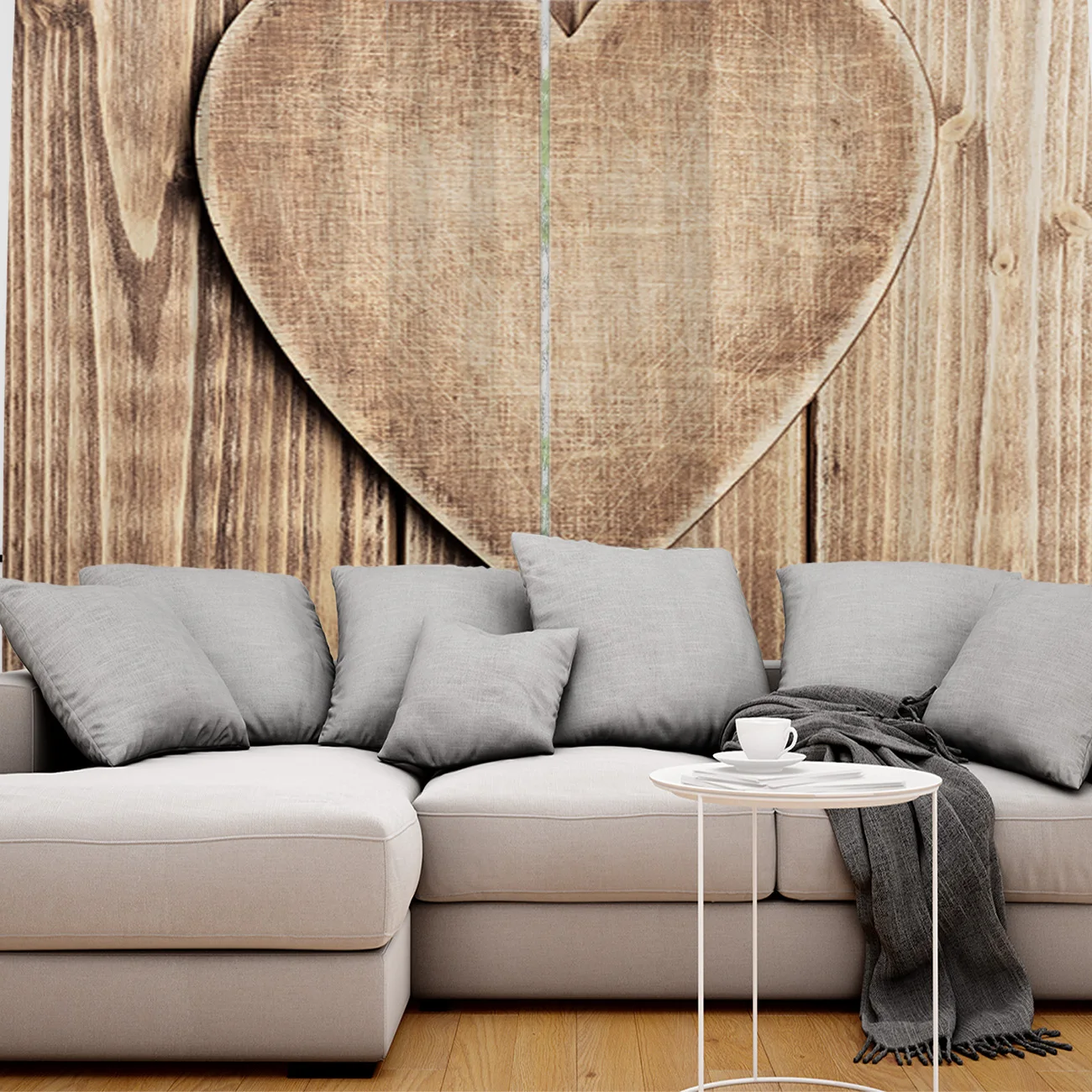 Старинная деревянная доска в форме сердца текстурные оконные шторы занавески