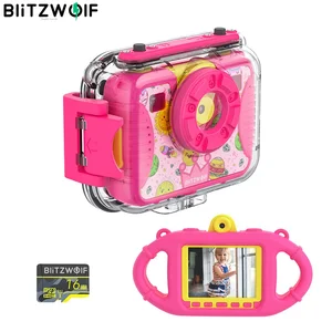 Blitzwolf bw-kc2 8mp photo 1080p diving videos digital camera for girls and boys birthday christmas gifts with 16gb tf card 1 Item image