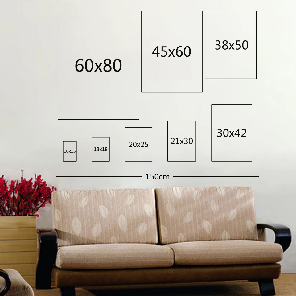 

Wall Art Canvas Poster Black White Minimalist Print Painting Dandelion Flower Landscape Picture For Living Room Home Decoration