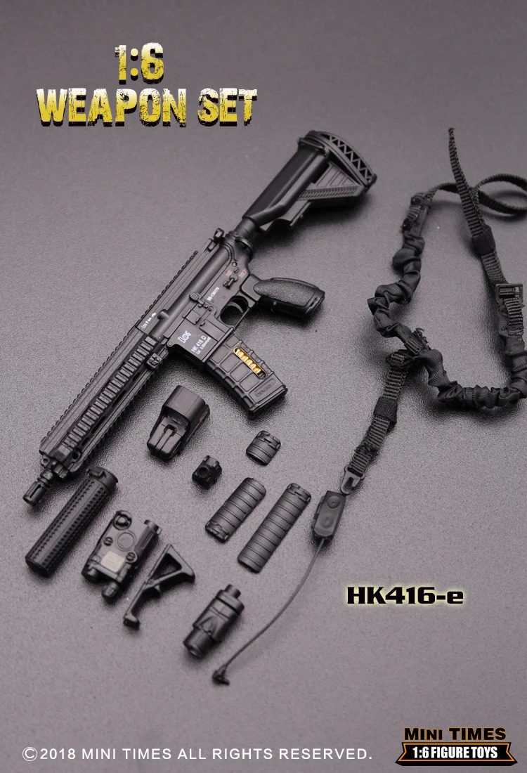 1/6 весы мини-игрушки 1/6 HK416 серии M4 винтовка оружие Модель игрушки для 1" фигурки аксессуары коллекции игрушки
