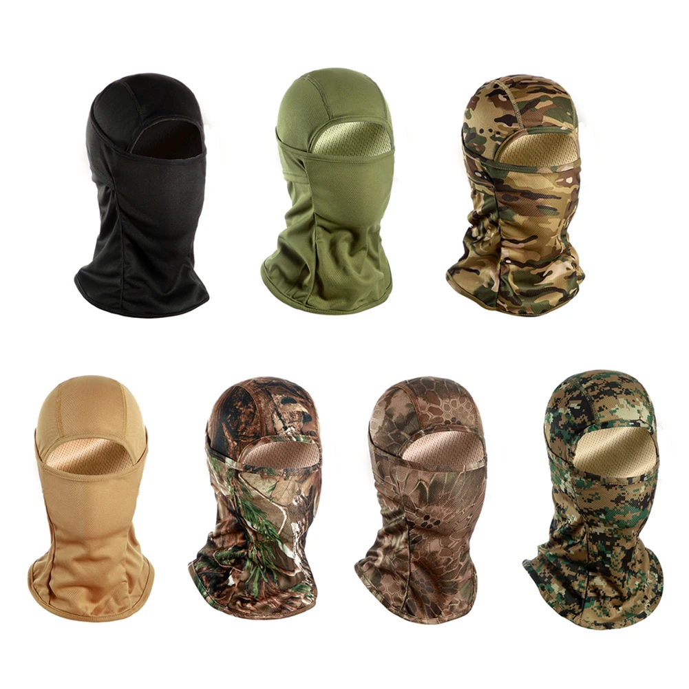 Тактическая камуфляжная Балаклава маска на все лицо CS для военных игр охоты