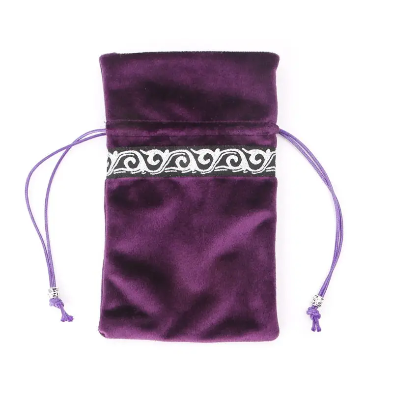 

Velvet Tarot Tablecloth Divination Altar Tarot Cards Bag Board Game Accessories